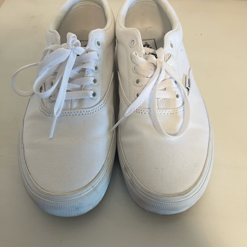 White Vans Sneakers
